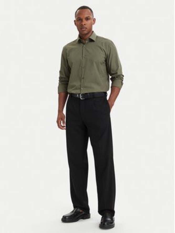 HUGO Koszula Kenno 50289499 Zielony ciemny Slim Fit