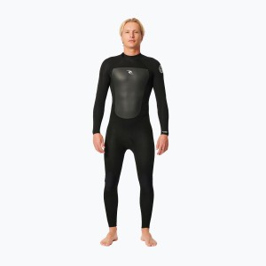 Pianka do pływania męska Rip Curl Omega 4/3 mm Back Zip black