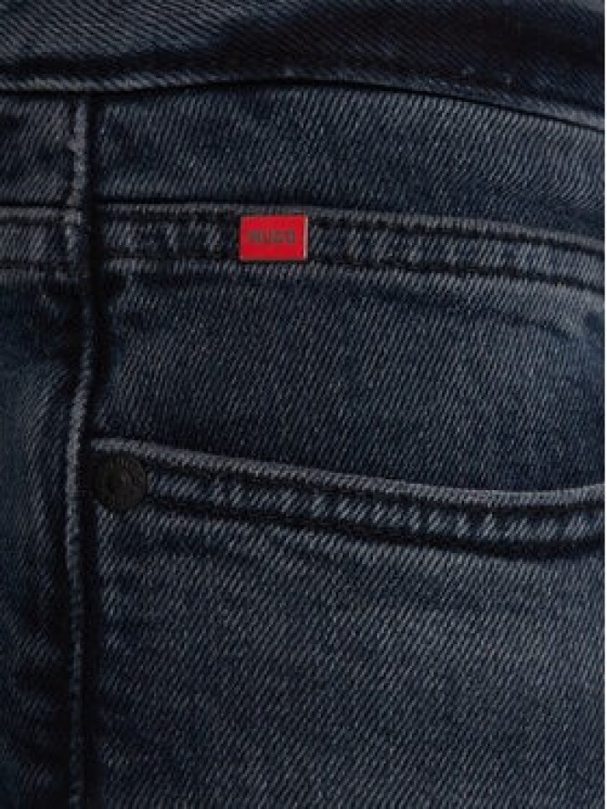 HUGO Jeansy 50547247 Granatowy Extra Slim Fit