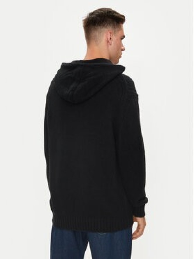 Hugo Sweter Scuud 50516626 Czarny Oversize