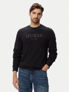 Guess Bluza M6YQ08 K4242 Czarny Slim Fit