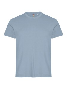 clique Basic-T – Męski T-shirt o dopasowanym kroju z bawełny – Soft Blue