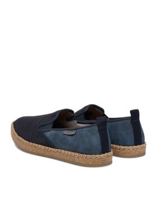 Rieker Espadryle CEO-B2661-14 Granatowy
