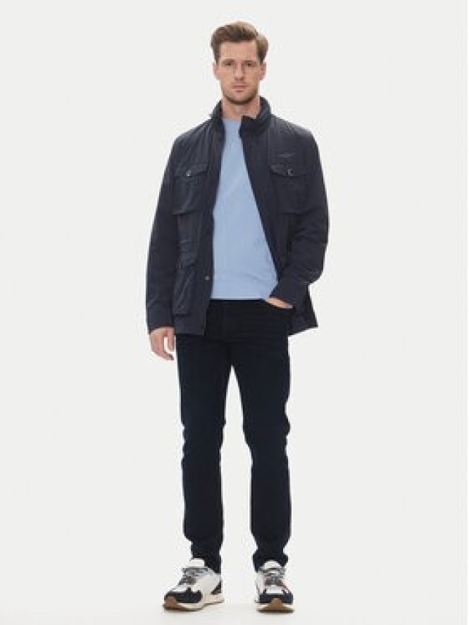 Aeronautica Militare Kurtka przejściowa 251AB2217CT3264 Granatowy Regular Fit