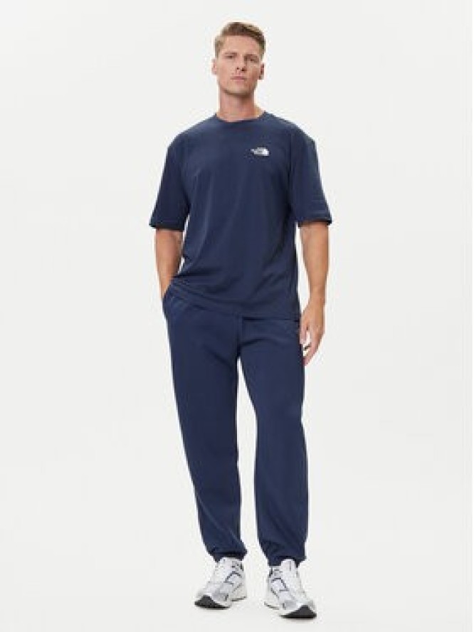 The North Face T-Shirt Simple Dome NF0A87NR Granatowy Oversize