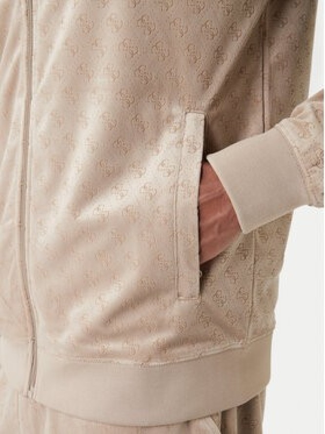 Guess Bluza Z6RQ01 KD612 Beżowy Regular Fit