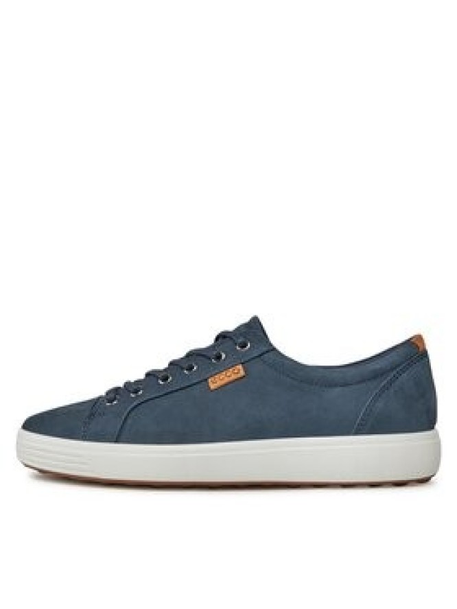 ECCO Sneakersy Soft 7 43000459140 Granatowy