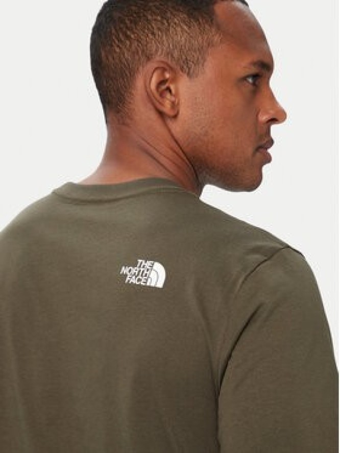 The North Face T-Shirt Evolution Half Dome NF0A8B6J Zielony Regular Fit