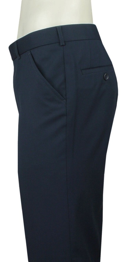 Męski, Taliowany Garnitur (Wesele, Studniówka) - Casino - Ciemny Granat