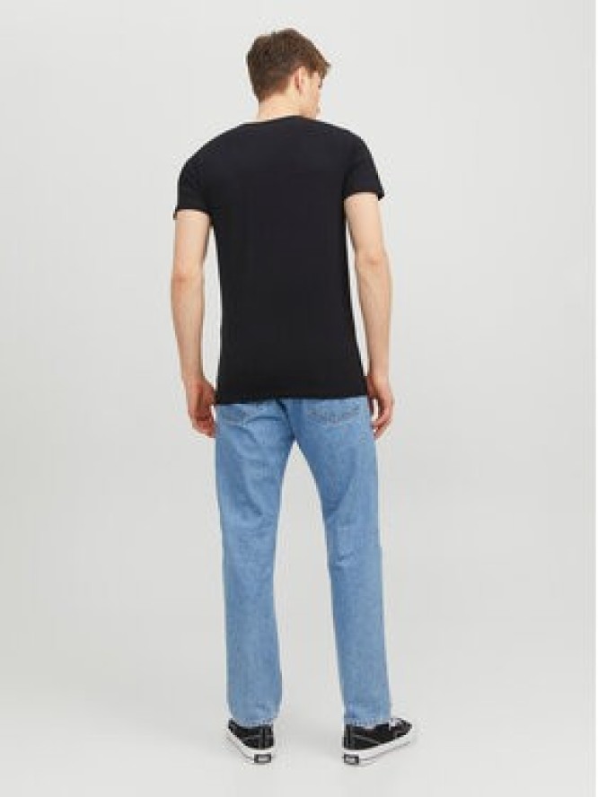 Jack & Jones T-Shirt Basic 12058529 Czarny Stretch Fit