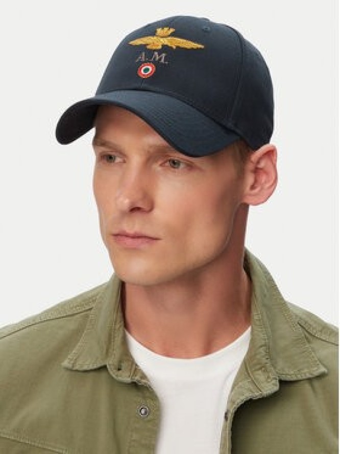 Aeronautica Militare Czapka z daszkiem 261HA1100UCT02848 Granatowy
