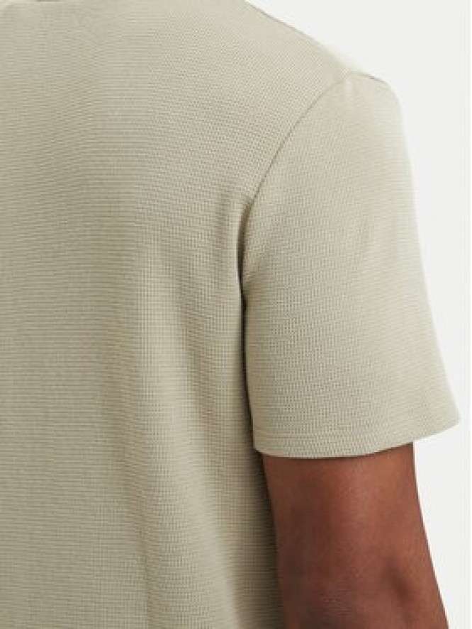 BOSS T-Shirt Waffle 50535891 Zielony jasny Regular Fit