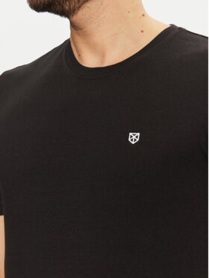 Jack & Jones Komplet t-shirtów Brody 12190468 Czarny Regular Fit