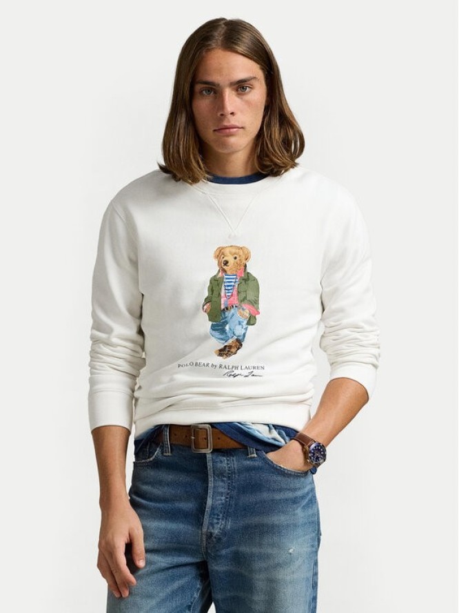 Polo Ralph Lauren Bluza 710953718004 Biały Regular Fit
