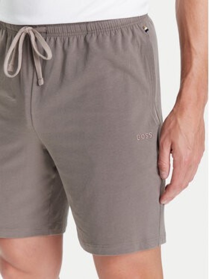 BOSS Szorty sportowe Mix&Match 50515314 Brązowy Regular Fit
