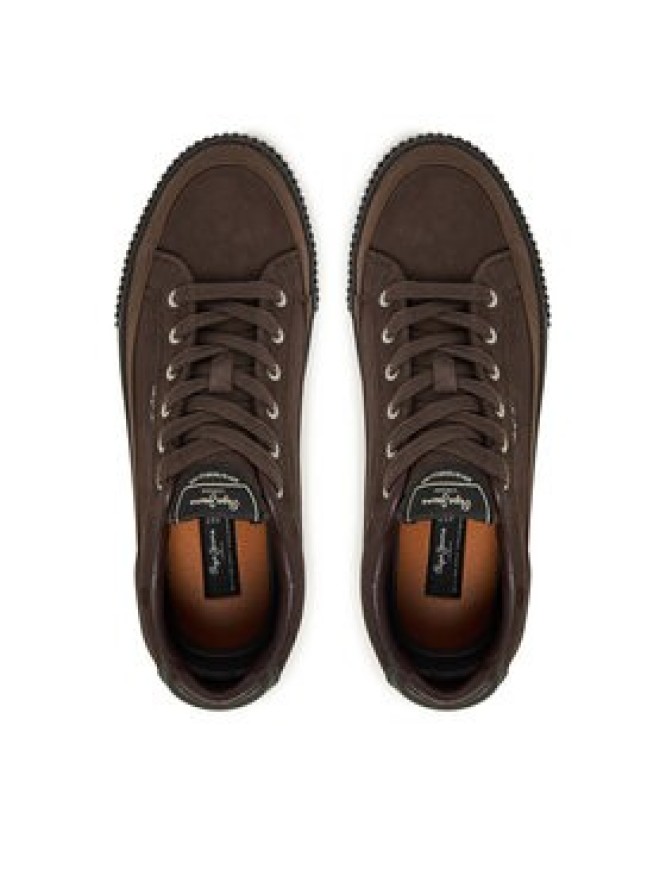 Pepe Jeans Sneakersy Ben Evolution M PMS300001 Brązowy