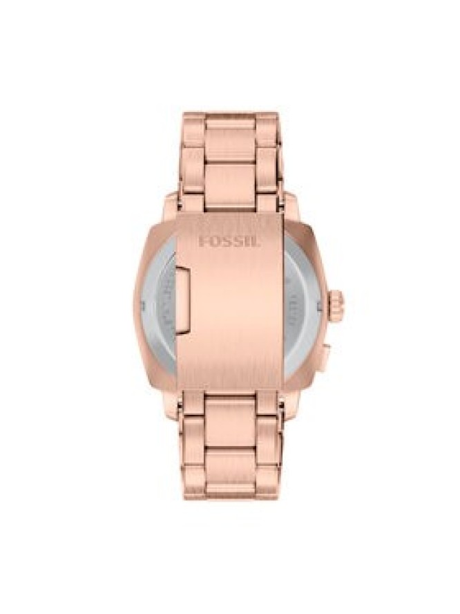 Fossil Zegarek Machine Big Tic FS6158 Różowe złoto