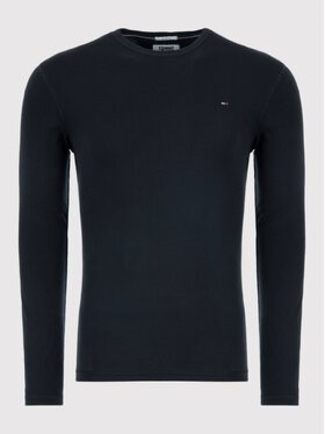 Tommy Jeans Longsleeve DM0DM04409 Czarny Slim Fit