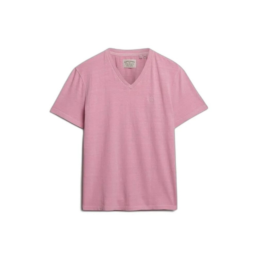 Koszulka z dekoltem w szpic Superdry Classic