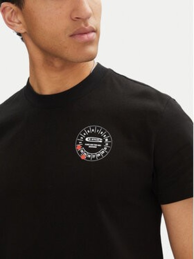 G-Star Raw T-Shirt Gauge D25972-C336 6484 Czarny Regular Fit