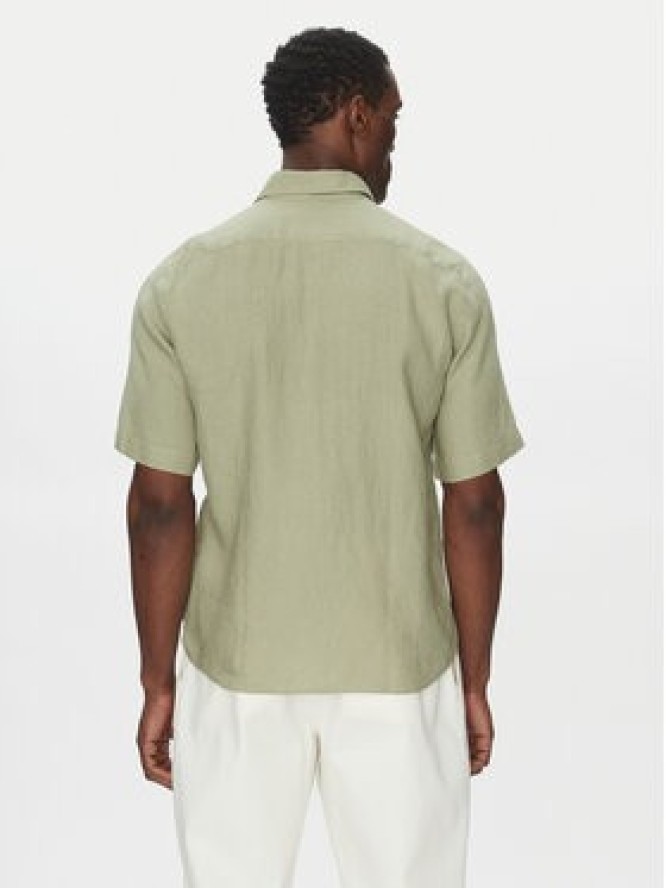 Marc O'Polo Koszula M23 7428 41002 Zielony Regular Fit