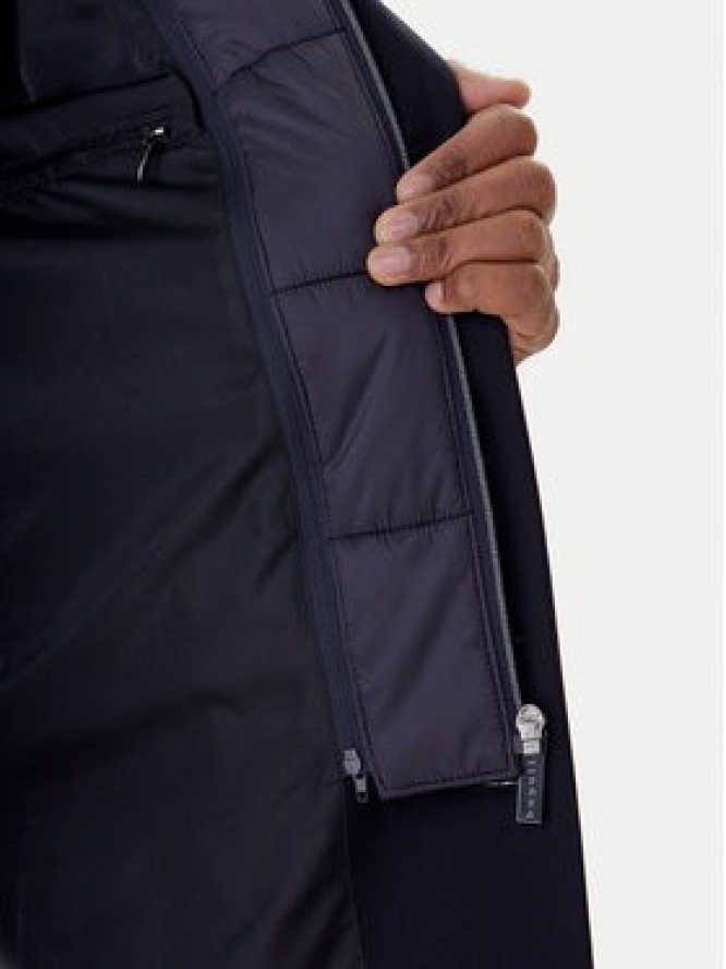 Bugatti Płaszcz wełniany 821628-84221 M Granatowy Regular Fit