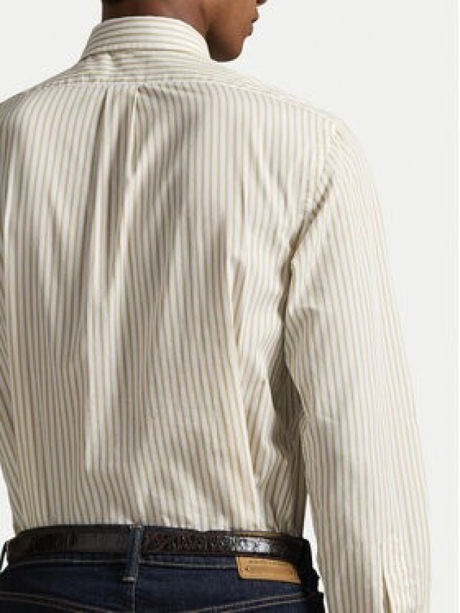 Polo Ralph Lauren Koszula 710B15595007 Beżowy jasny Custom Fit