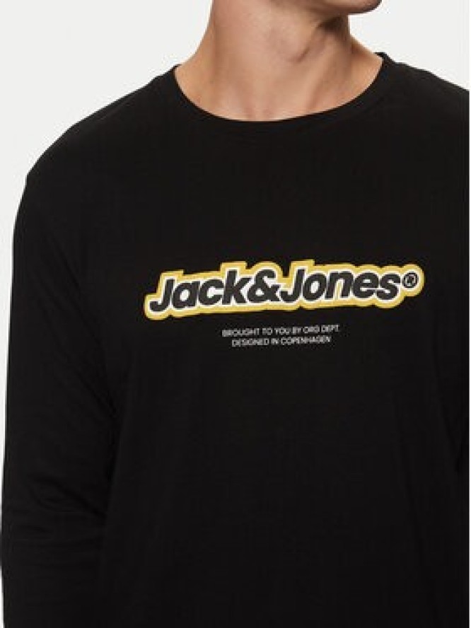 Jack & Jones Longsleeve Vesterbro 12266419 Czarny Relaxed Fit