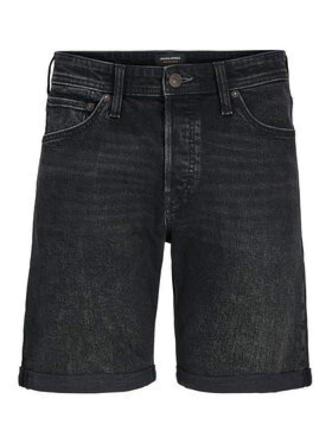 Jack & Jones Szorty jeansowe Rick 12269612 Czarny Regular Fit