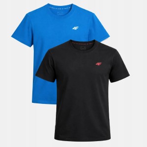T-SHIRT MĘSKI 4F KOSZULKA ZESTAW KOMPLET 2 SZTUKI TTSHM3341
