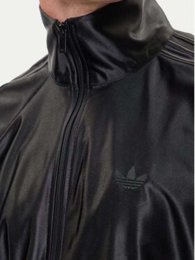 adidas Bluza Firebird Metallic JW5960 Czarny Loose Fit