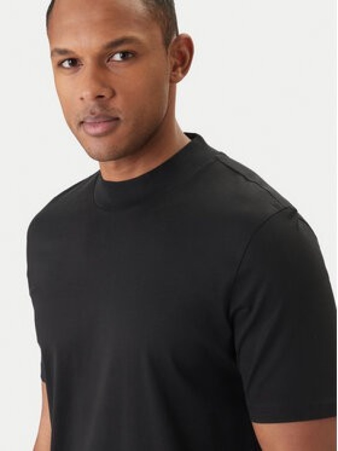 HUGO T-Shirt Dimersom 50542968 Czarny Slim Fit