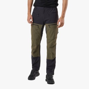 Spodnie Outdoor Wędrówki Mężczyzna Lofoten Tkanina Elastyczna