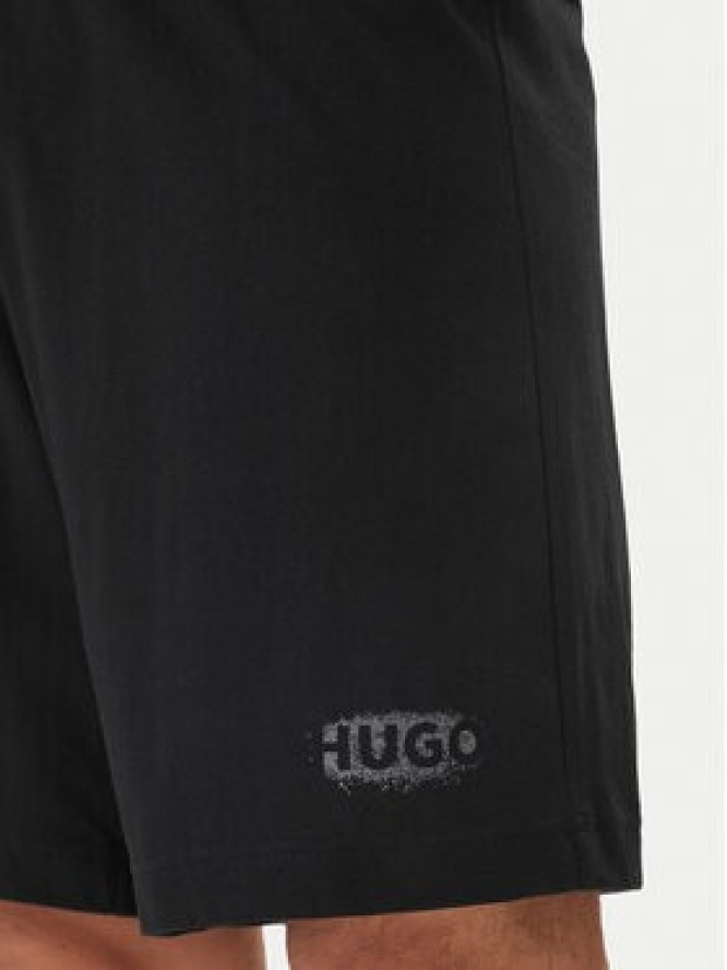 HUGO Szorty sportowe Spray 50559719 Czarny Regular Fit