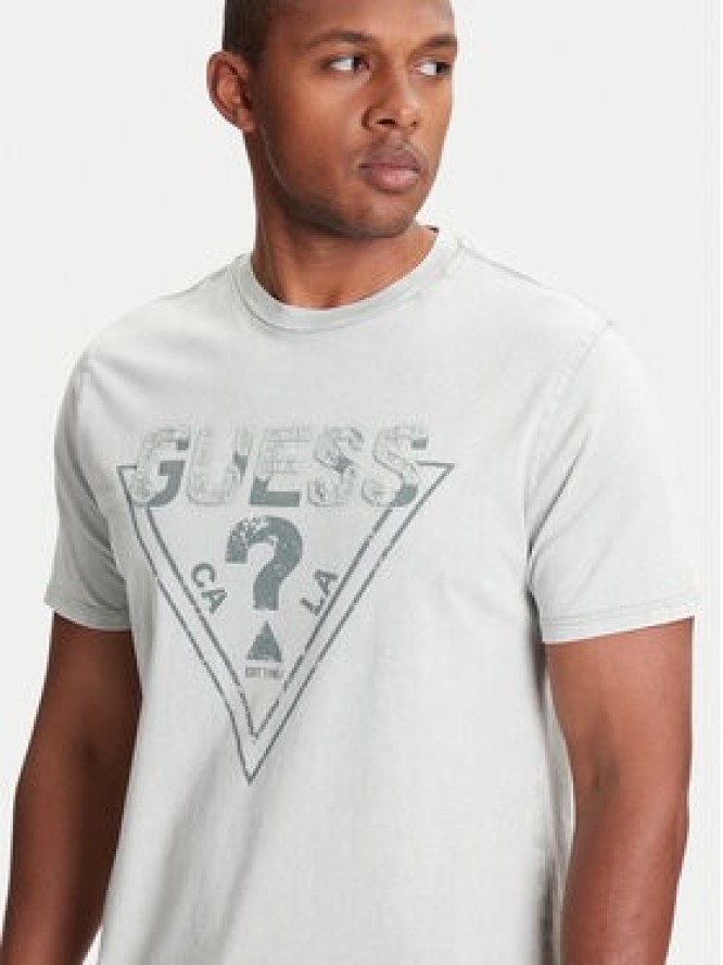 Guess T-Shirt M5YI42 KBW41 Zielony Regular Fit