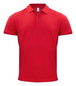 clique Classic OC Polo z 100% bawełny organicznej – klasyczny krój – red