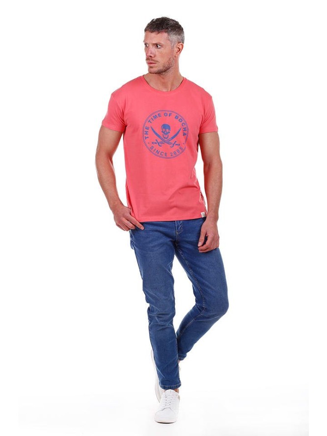 The Time of Bocha Koszulka w kolorze koralowym rozmiar: S