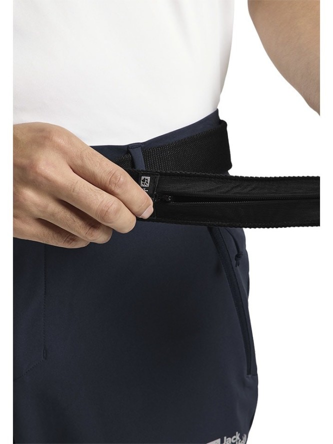 Jack Wolfskin Pasek "Hidden" w kolorze czarnym rozmiar: 45,5