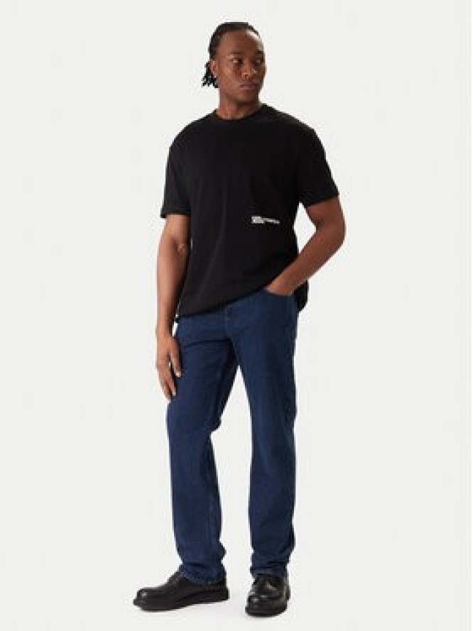 Karl Lagerfeld Jeans Jeansy A3M10136 Granatowy Straight Fit