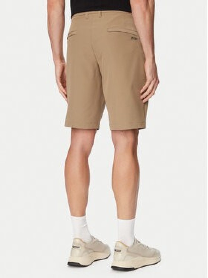 BOSS Szorty materiałowe S Commuter 10.5 Inch 50540337 Zielony jasny Slim Fit