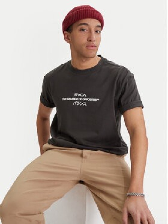 RVCA T-Shirt Signal EVYZT00300 Czarny Relaxed Fit