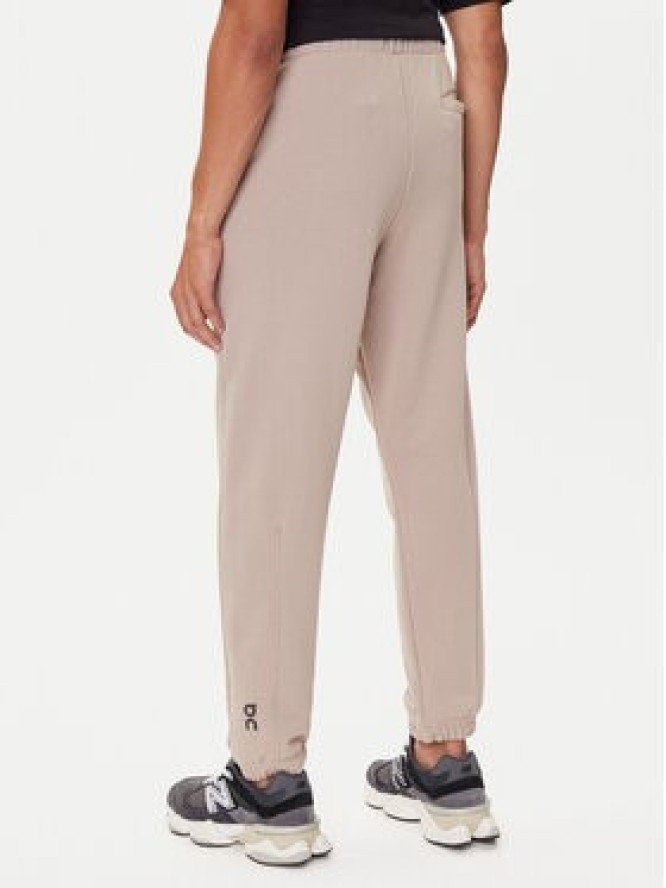 On Spodnie dresowe Club Pants 1ME1004 Beżowy Relaxed Fit