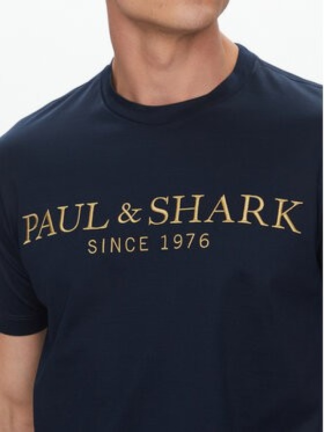 Paul&Shark T-Shirt 24411020 Granatowy Regular Fit