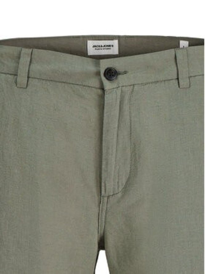 Jack & Jones Szorty materiałowe Stace Summer 12248627 Khaki Regular Fit