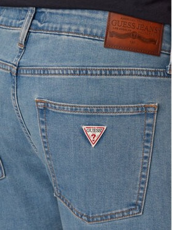 Guess T-Shirt M6GI21 K3053 Granatowy Regular Fit