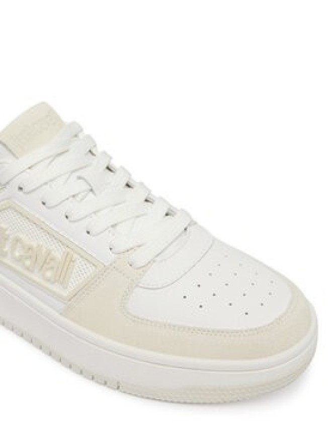 Just Cavalli Sneakersy 80QA3SM1 ZPC09 Biały