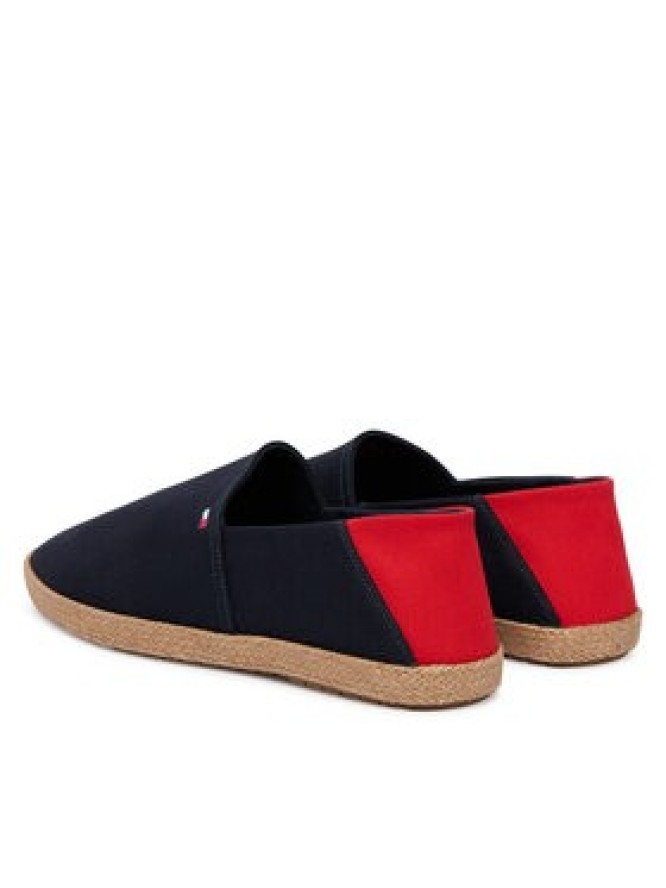 Tommy Hilfiger Espadryle Core Hilfiger Espadrille Textile FM0FM05792 Granatowy