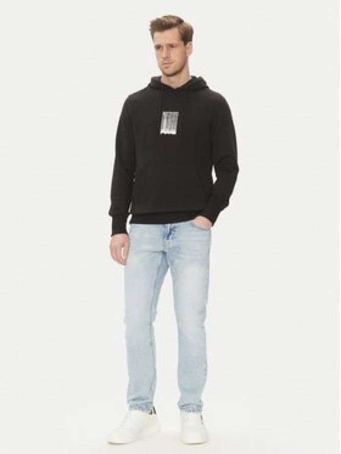 Calvin Klein Jeans Bluza Brush Stroke J30J327525 Czarny Regular Fit