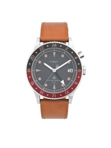 Timex Zegarek TW2V74000 Brązowy