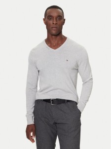 Tommy Hilfiger Sweter MW0MW42249 Szary Regular Fit